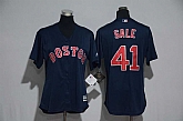 Women Boston Red Sox #41 Chris Sale Navy Blue New Cool Base Stitched Jersey,baseball caps,new era cap wholesale,wholesale hats